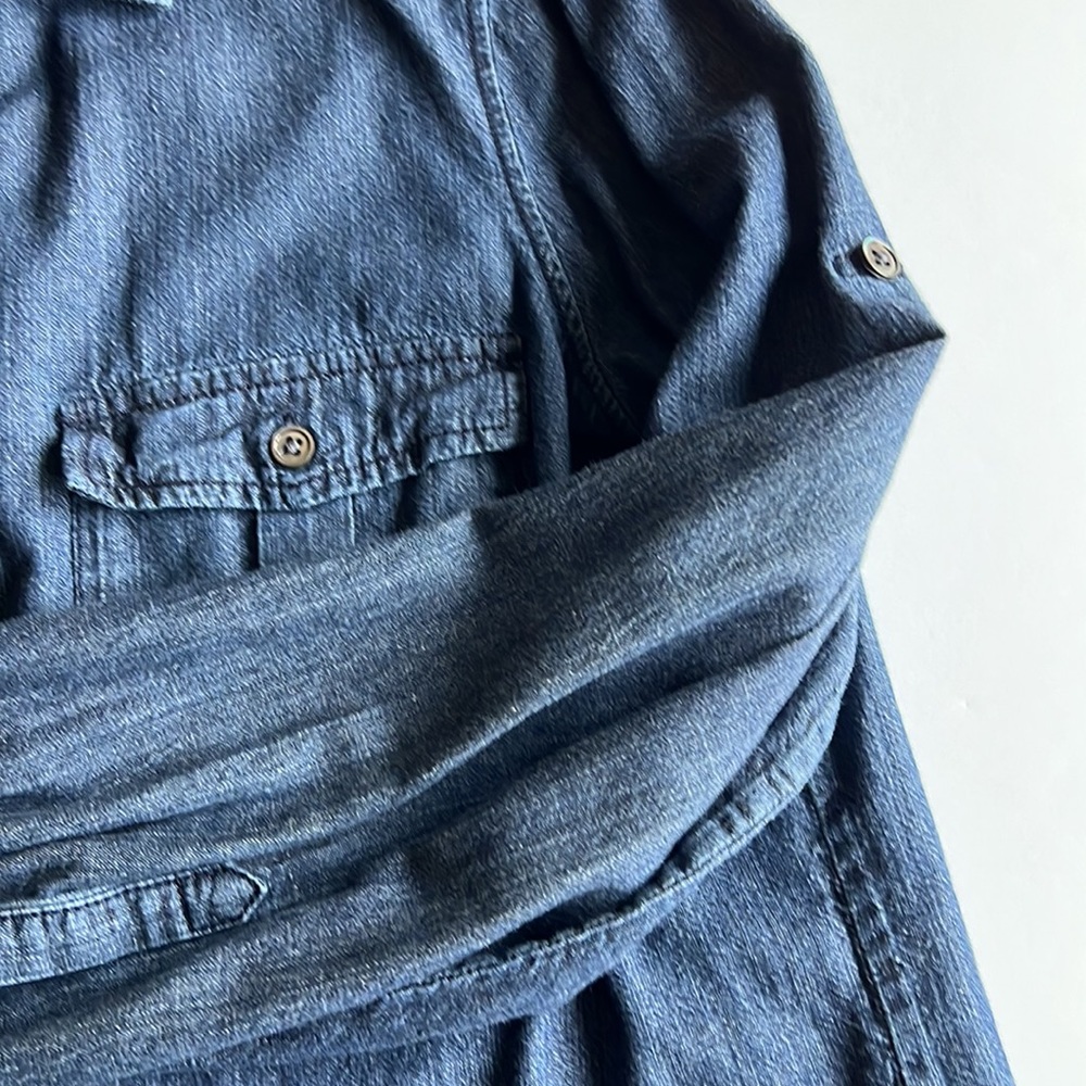 J. Crew Dark Denim Blouse - Picture 5 of 5